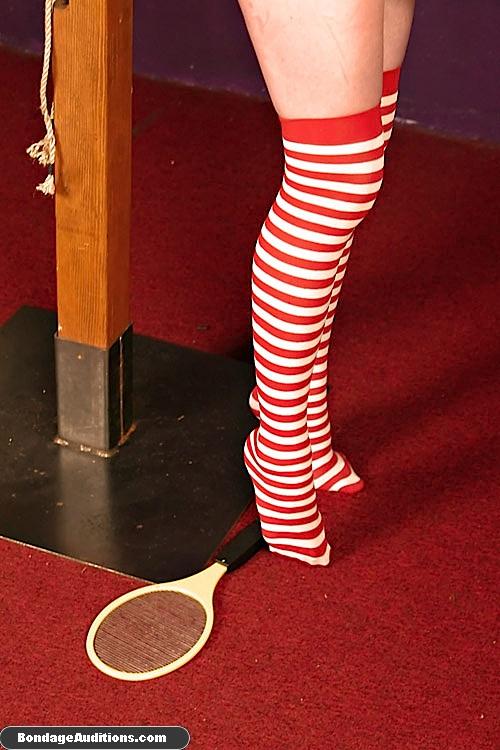 Tied up redhead darling gets tied up and wh - XXX Dessert - Picture 12