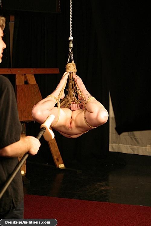 Hot blondie in bondage loves a dildo up her - XXX Dessert - Picture 5