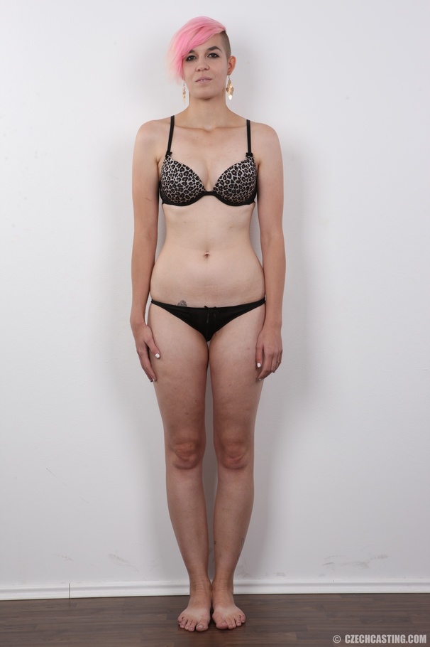 Pink-haired gal sheds jeans to revel a tatt - XXX Dessert - Picture 6