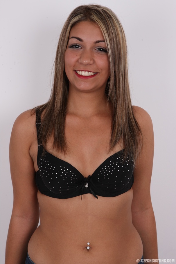 Cute teen with tiny tits has a dazzling smi - XXX Dessert - Picture 3