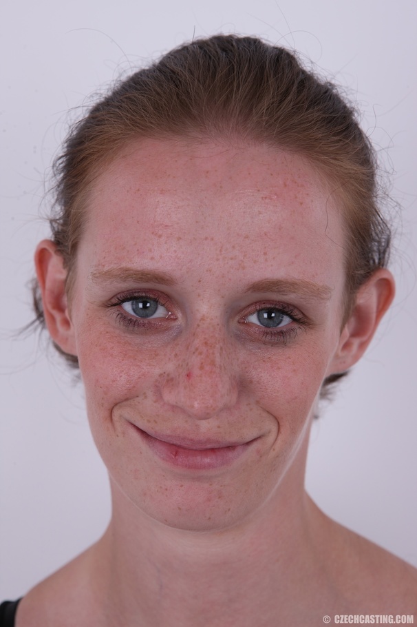 Youngster with freckles and big tits happil - XXX Dessert - Picture 1