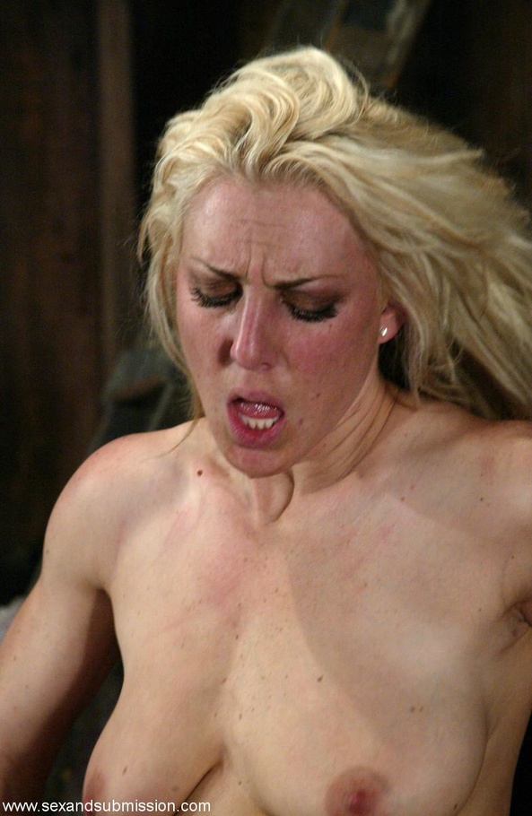 Beautiful blonde gal gets tied up and rammed by a muscled man - XXXonXXX - Pic 15