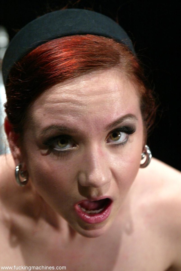 Red-haired cutie machine hard fucked her pink pussy - XXXonXXX - Pic 3