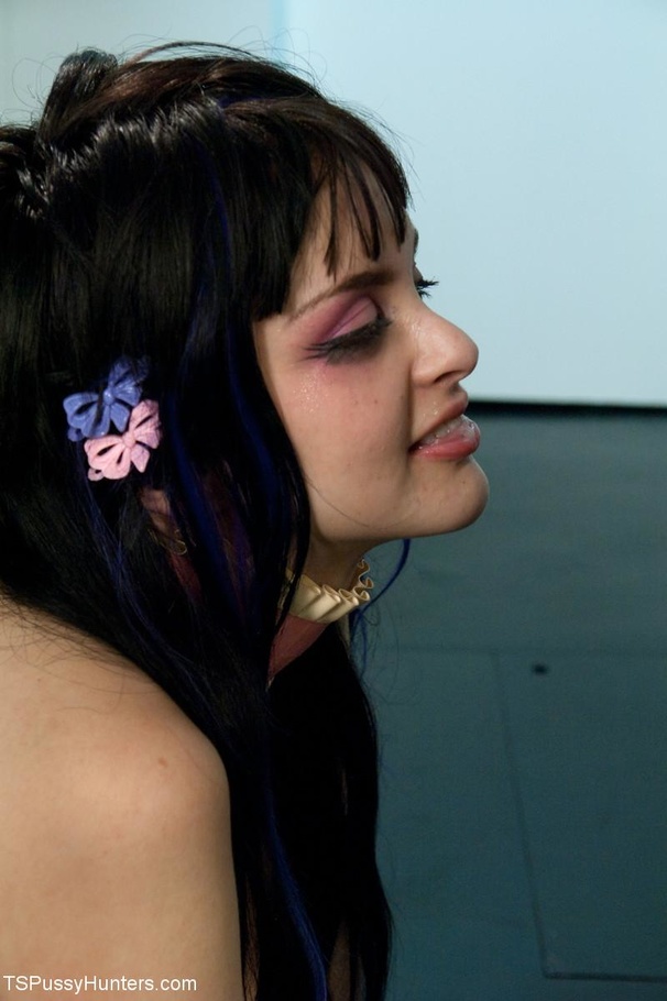 T-girl with striking red hair uses her cock - XXX Dessert - Picture 18