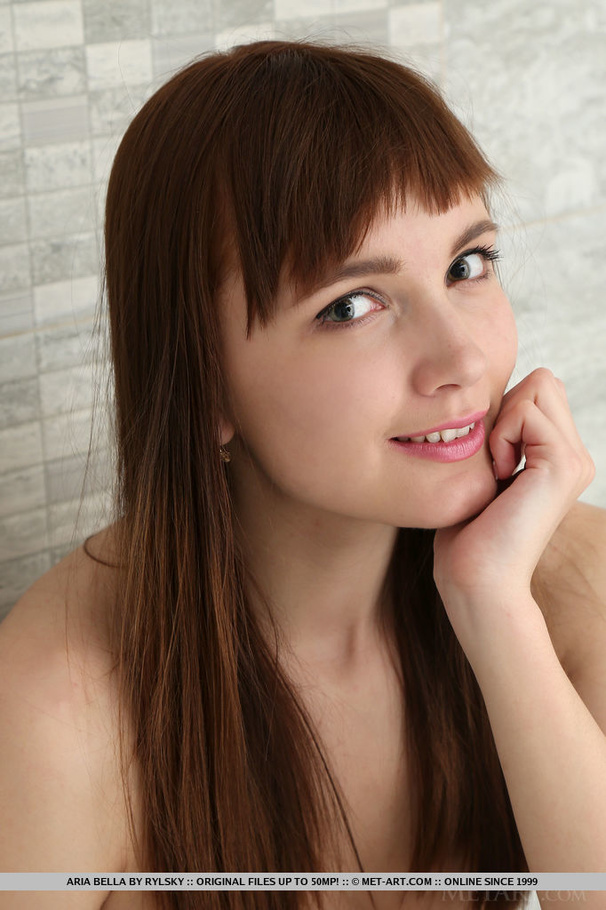 Cute brunette reveals her stunning body as  - XXX Dessert - Picture 1