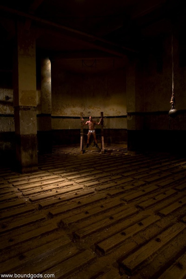 Pierced bdsm master in leather torturing an - XXX Dessert - Picture 1