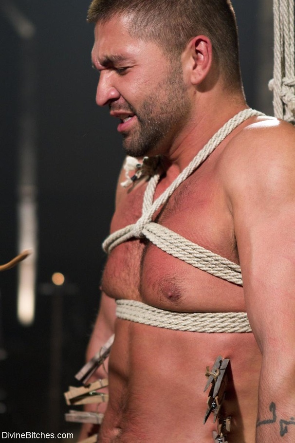 A dick sticks out of the black wrap that ha - XXX Dessert - Picture 6