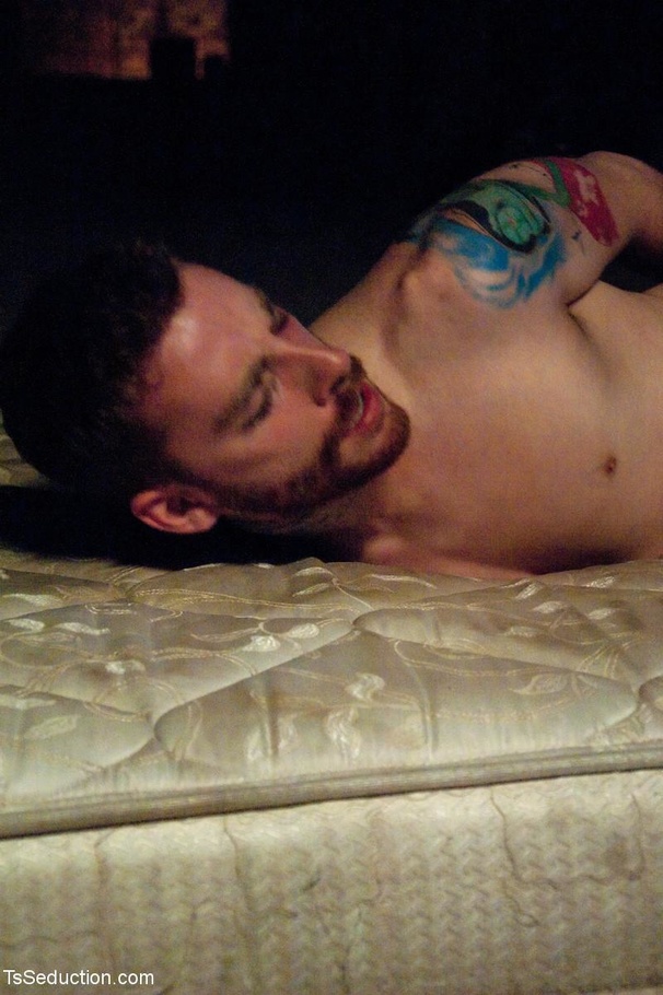 Obedient guy rides a sexy tranny’s cock in  - XXX Dessert - Picture 3