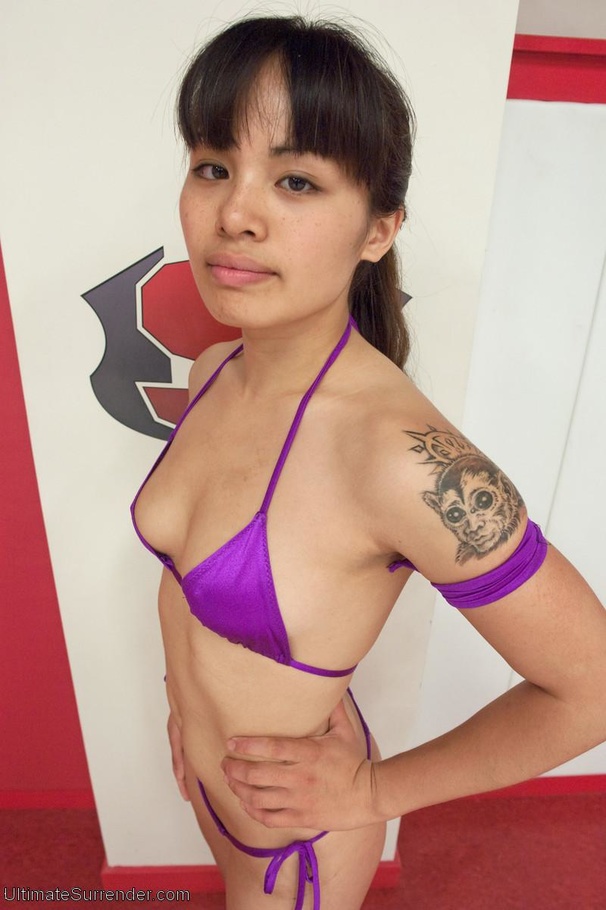 Asian cutie rides a red strap-on like a tru - XXX Dessert - Picture 3