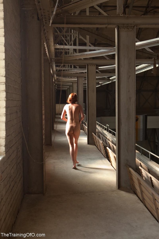 Redhead is in a slender cage before she is  - XXX Dessert - Picture 4