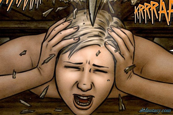 Blonde babes get attacked by a totally - BDSM Art Collection - Pic 4