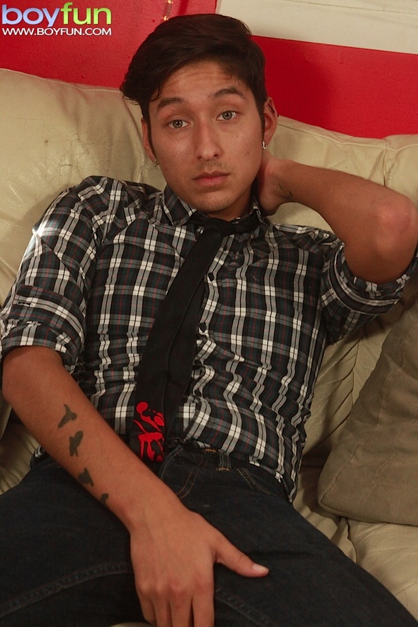 Beautiful preppy Latino shows off his tight ass and big cock - XXXonXXX - Pic 2