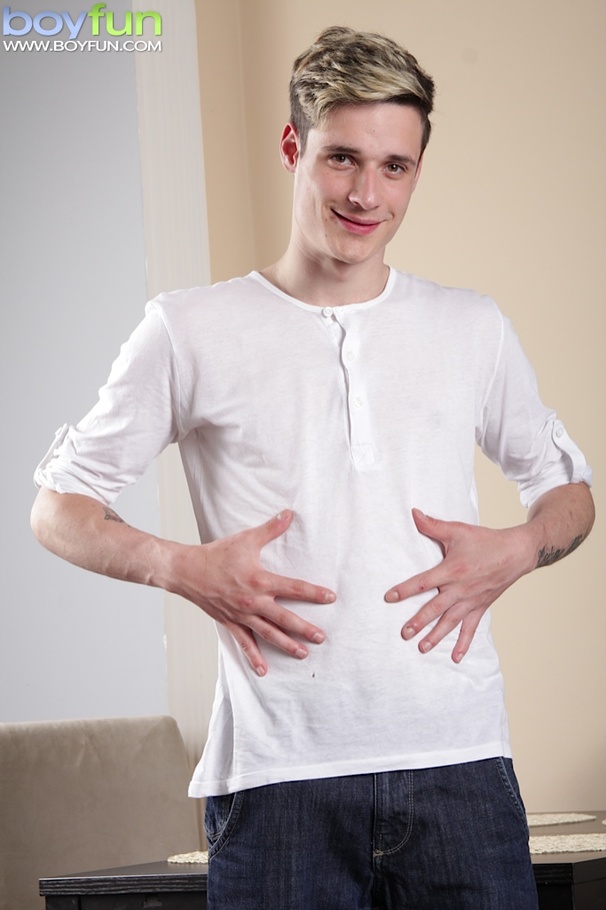 Flirty Calvin Rosse strokes his big dick and shows off hairy asshole - XXXonXXX - Pic 1