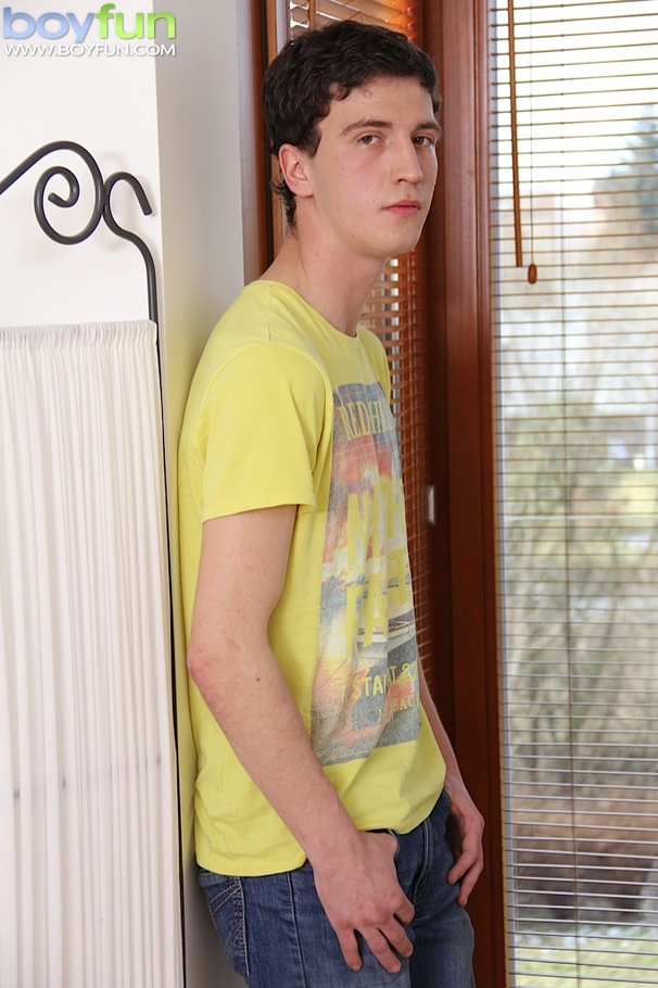 Watch as this gay plays with his small cock and fingers his own ass - XXXonXXX - Pic 1