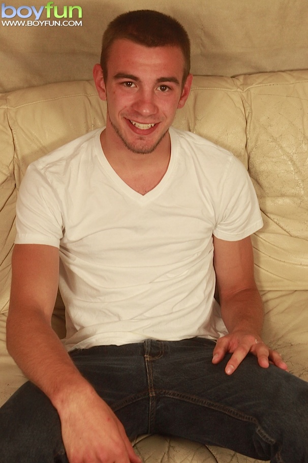 Hot gay lover can’t resist to masturbate on his nice sofa - XXXonXXX - Pic 1