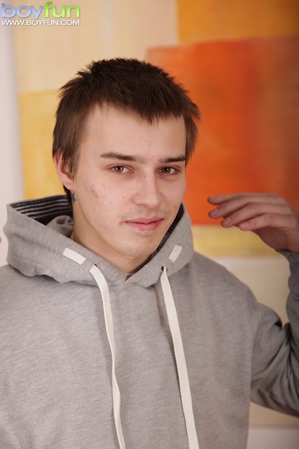 Hot guy in gray briefs has a great time playing with his big junk - XXXonXXX - Pic 2