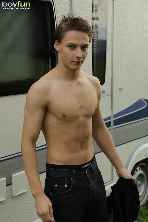 For this fit rascal there is nothing better than posing outside his camper - XXXonXXX - Pic 4