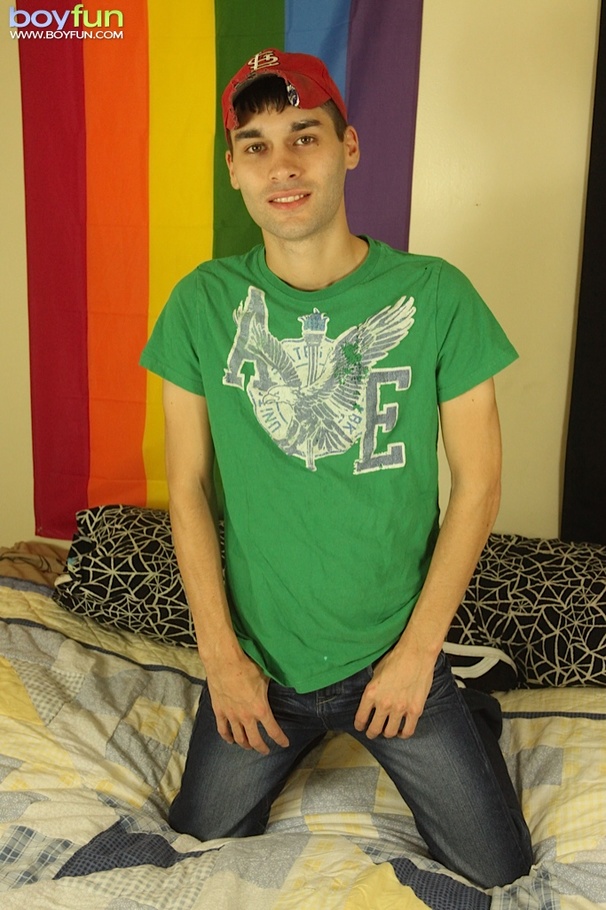 Brown guy wears a cap and undresses and shows his nice body and poses in doggy style - XXXonXXX - Pic 1