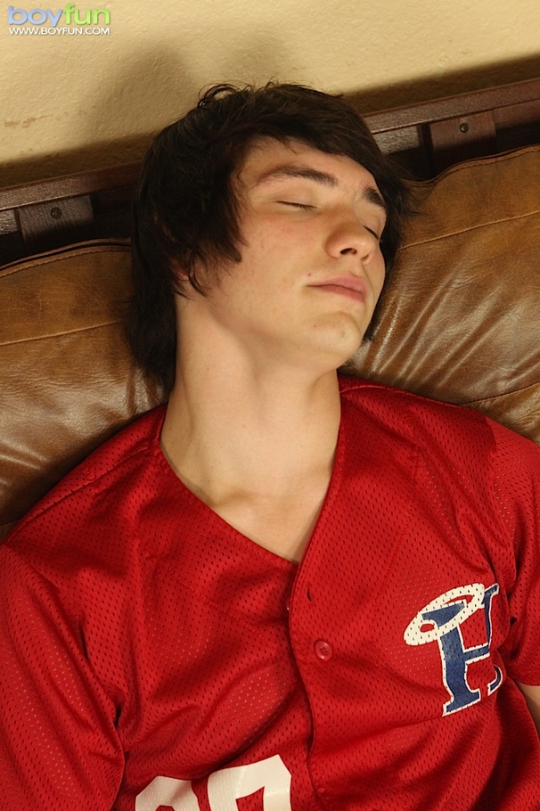 This youth had to stroke his cock so hard and poses in slutty positions - XXXonXXX - Pic 2