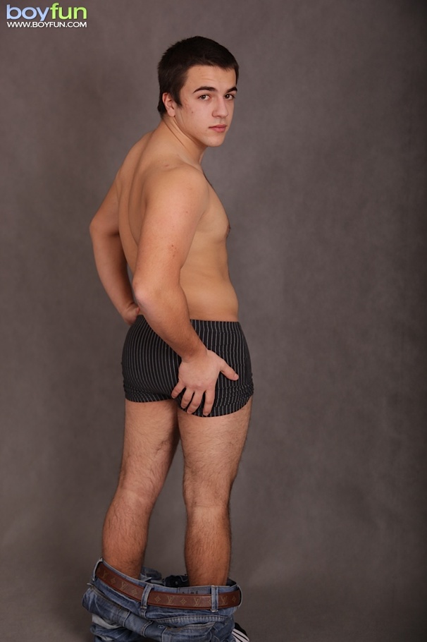 Enjoy the funny striptease of this horny dude and how he likes his own sperm - XXXonXXX - Pic 6