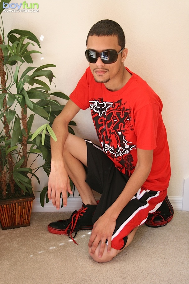 Enjoy how this Latin lover shows off his tan body and gives pleasure to him - XXXonXXX - Pic 2