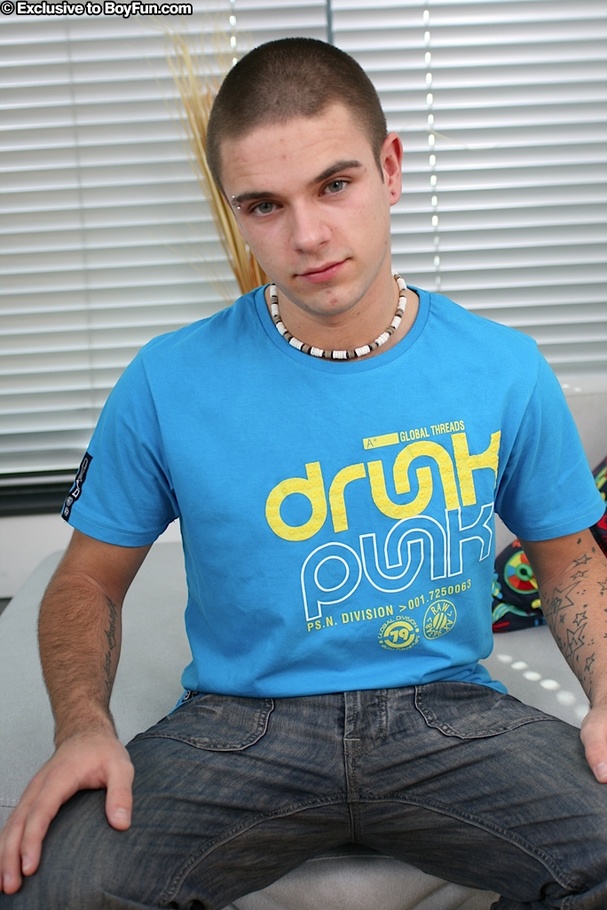 College guy gets so horny while playing in front of cam for you - XXXonXXX - Pic 1
