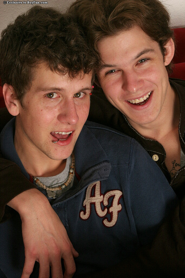 Fun brown-haired gay couple lick each others assholes and fuck - XXXonXXX - Pic 1