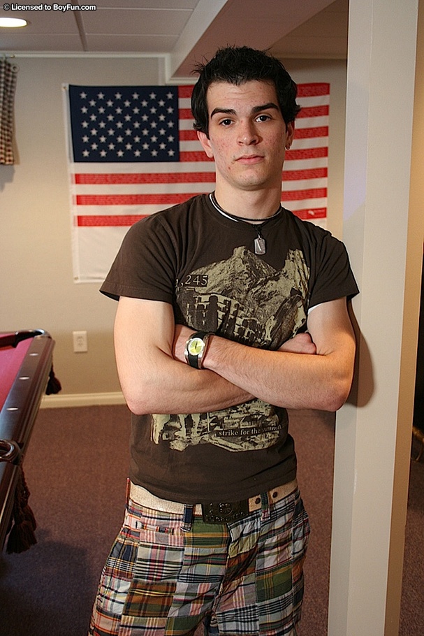 Patriotic student enjoys teasing horny men in his free time - XXXonXXX - Pic 1