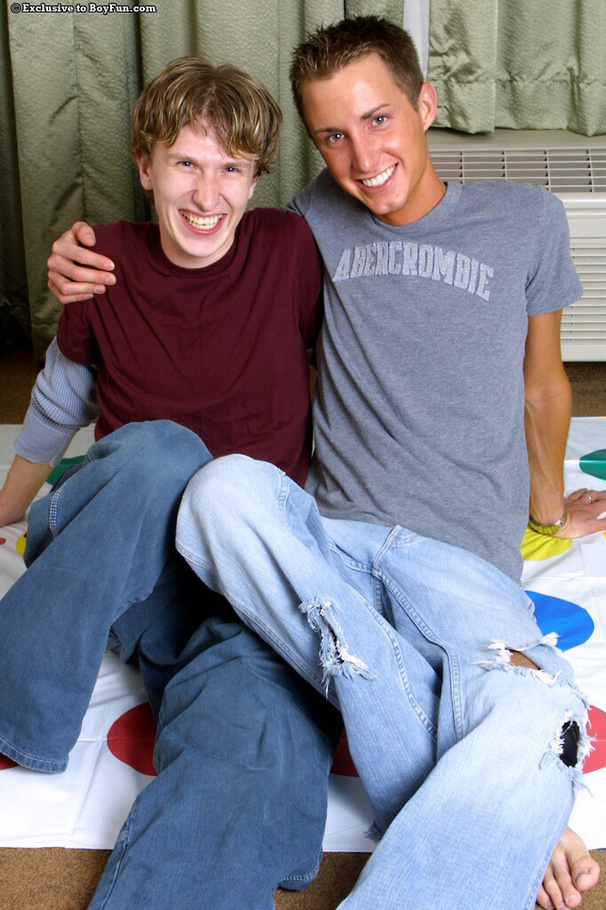 Skinny gay couple give blowjobs and have wild passionate sex - XXXonXXX - Pic 1