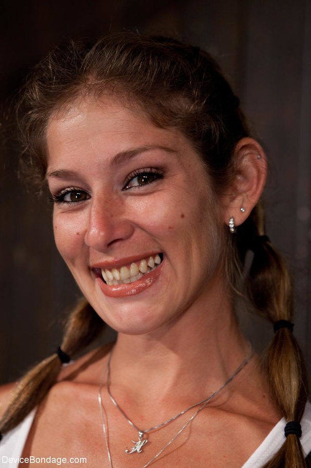 Wench’s body is bent, and bondage pipes kee - XXX Dessert - Picture 1