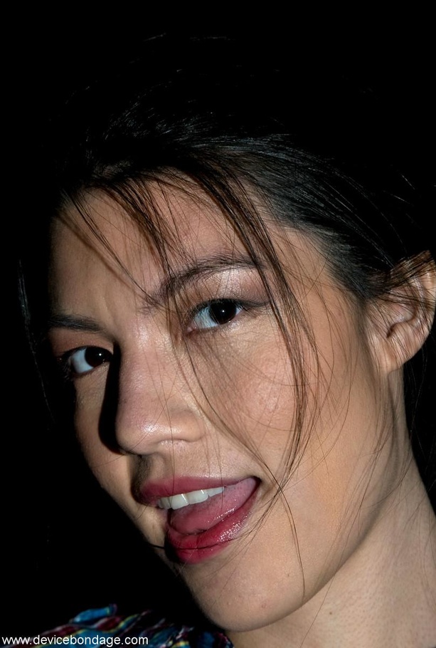 Young lady with long, dark locks loves to feel the pain of slave training on her quest to be submissive. - XXXonXXX - Pic 1