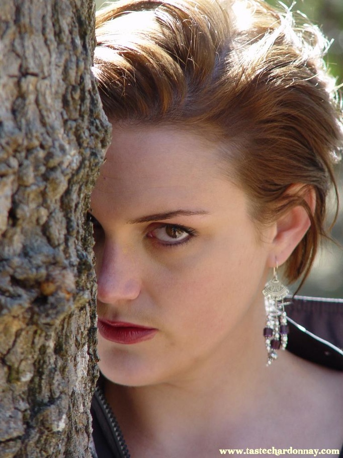 Sensual redhead in black jacket and blue je - XXX Dessert - Picture 9