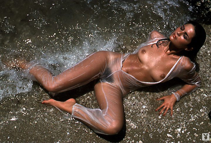 Alluring cute brunette in see through outfi - XXX Dessert - Picture 9