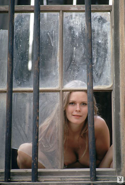Pretty brunette in black dress, jeans short - XXX Dessert - Picture 3