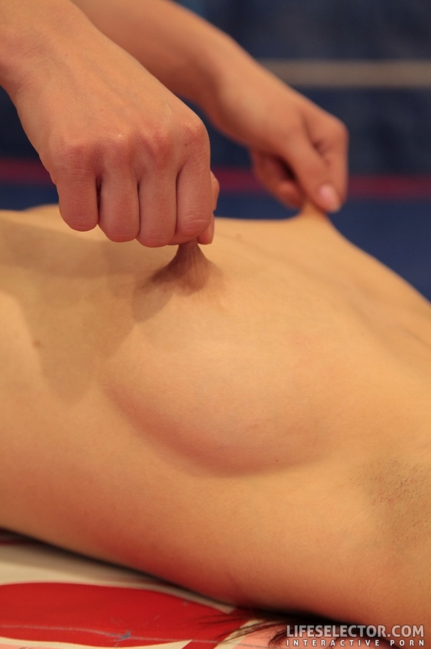 Two brunettes fight in a boxing ring then u - XXX Dessert - Picture 13