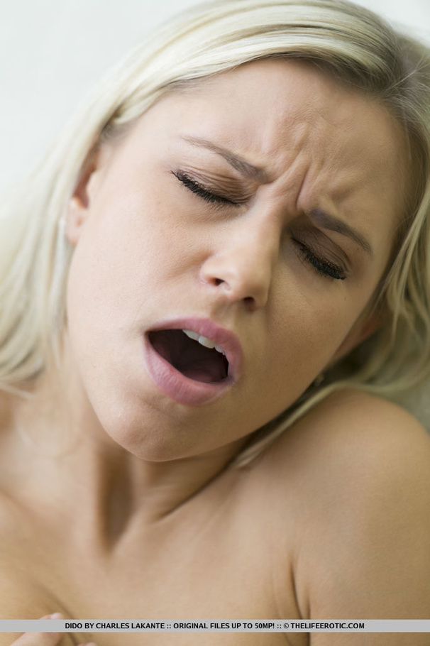 Horny blonde wrapped in plastic spreads her - XXX Dessert - Picture 12