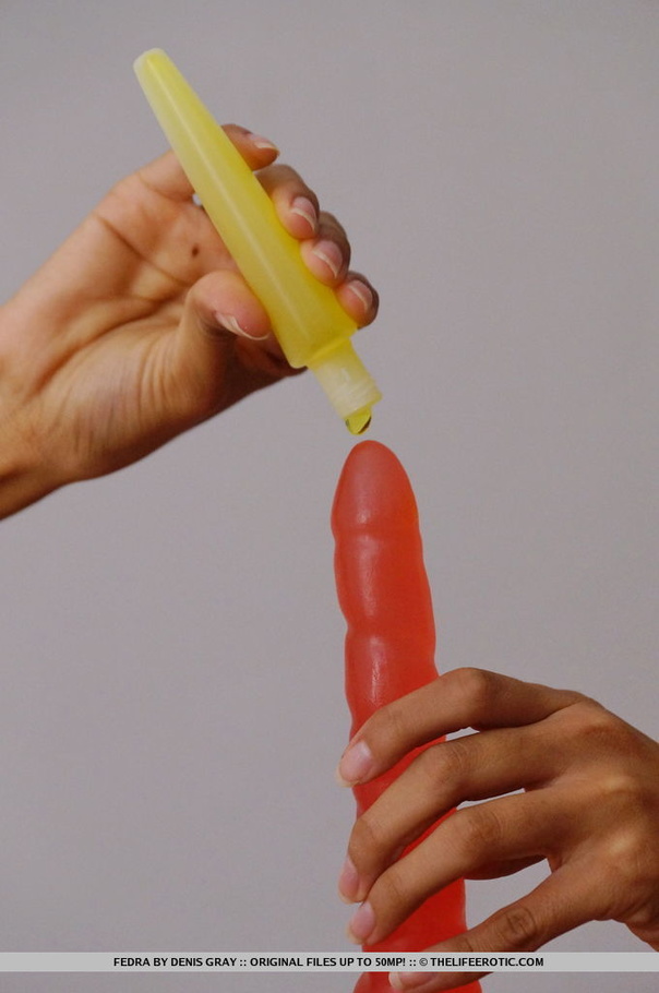 Girl in violet top pleasures her holes with - XXX Dessert - Picture 13