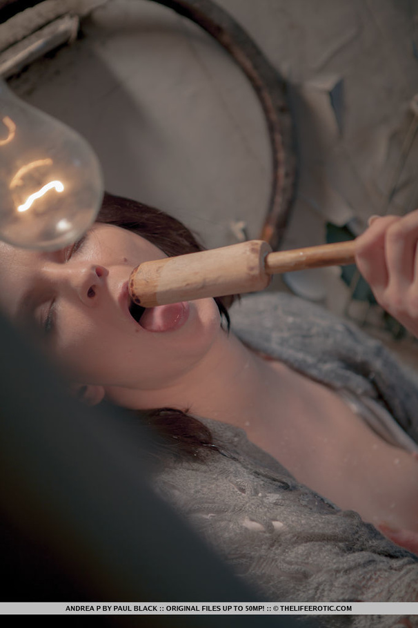 Horny woman drenches her body with milk and - XXX Dessert - Picture 14
