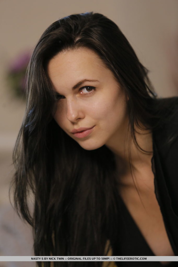 Sexy babe in robe gets naked and masturbate - XXX Dessert - Picture 3