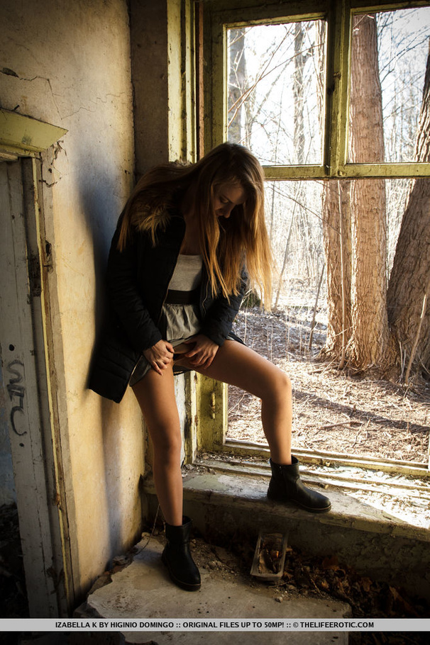 Lovely girl in jacket plays with herself in - XXX Dessert - Picture 4