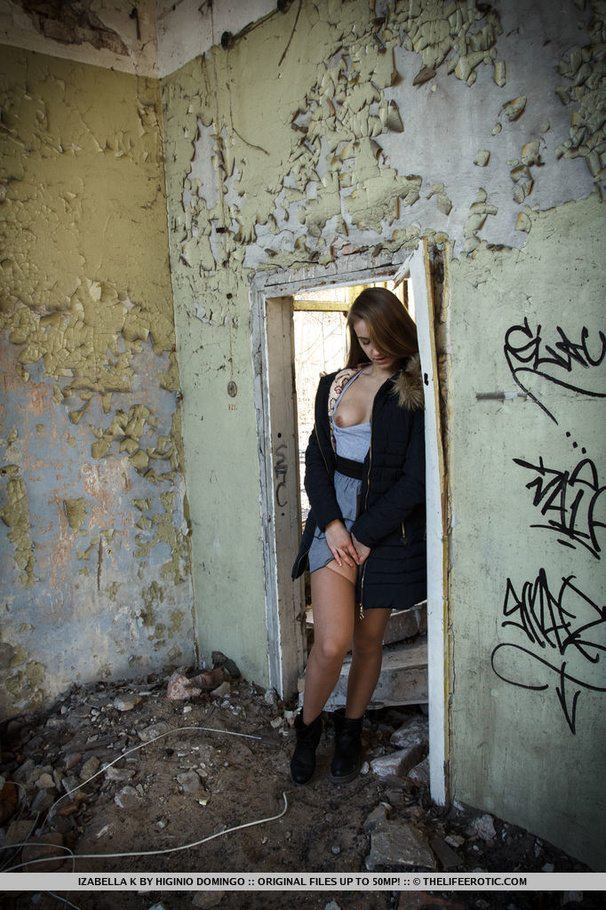 Lovely girl in jacket plays with herself in - XXX Dessert - Picture 15