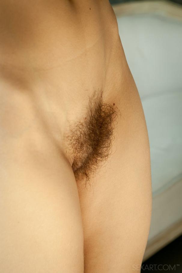 Fun brunette with hairy pits and pussy mast - XXX Dessert - Picture 11