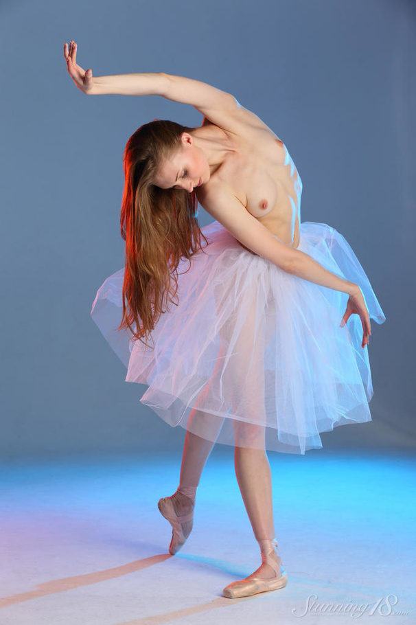 Beautiful long haired chick ballerina loves - XXX Dessert - Picture 3