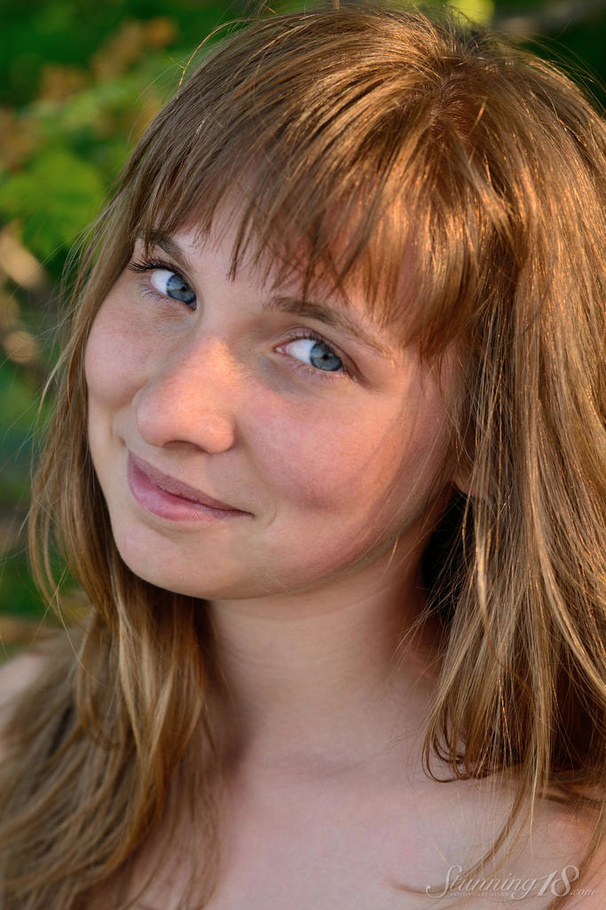 Cute blonde girl with bangs and blue eyes i - XXX Dessert - Picture 16