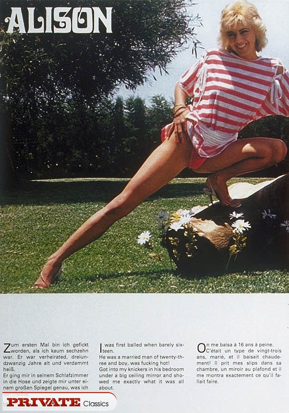 Alluring babe in white nighty and stockings - XXX Dessert - Picture 9