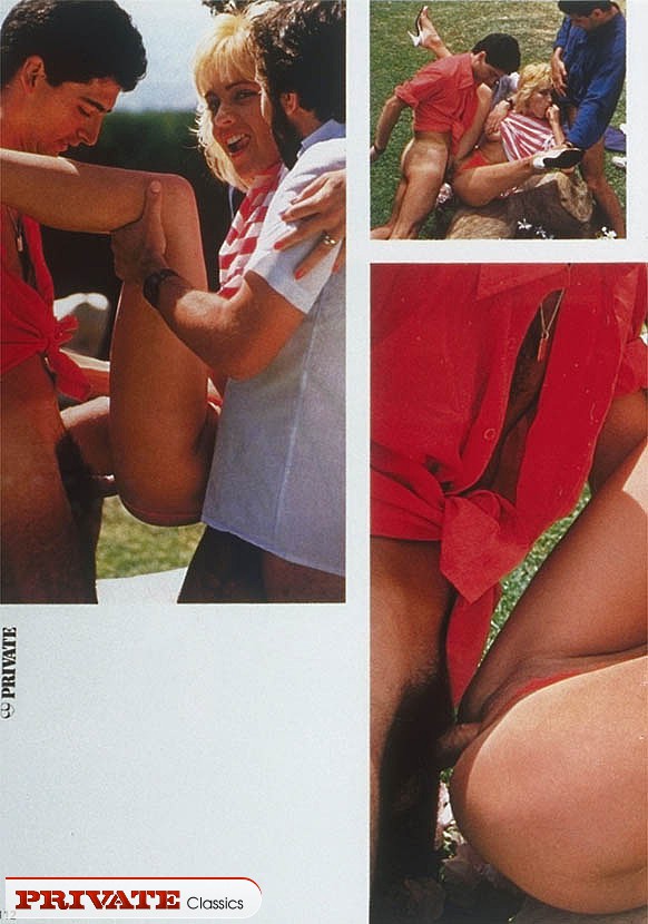 Blonde bombshell in black stockings and pin - XXX Dessert - Picture 9