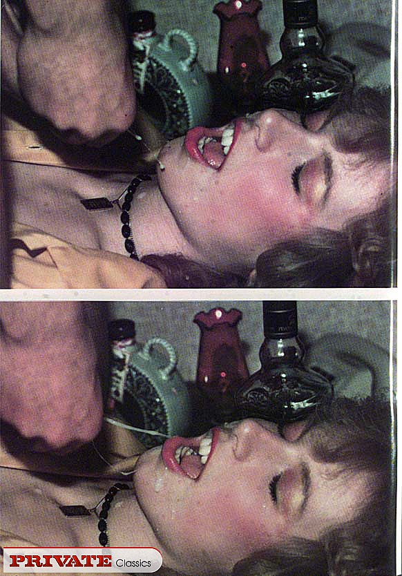 Blonde chick lays down on a white couch and - XXX Dessert - Picture 1