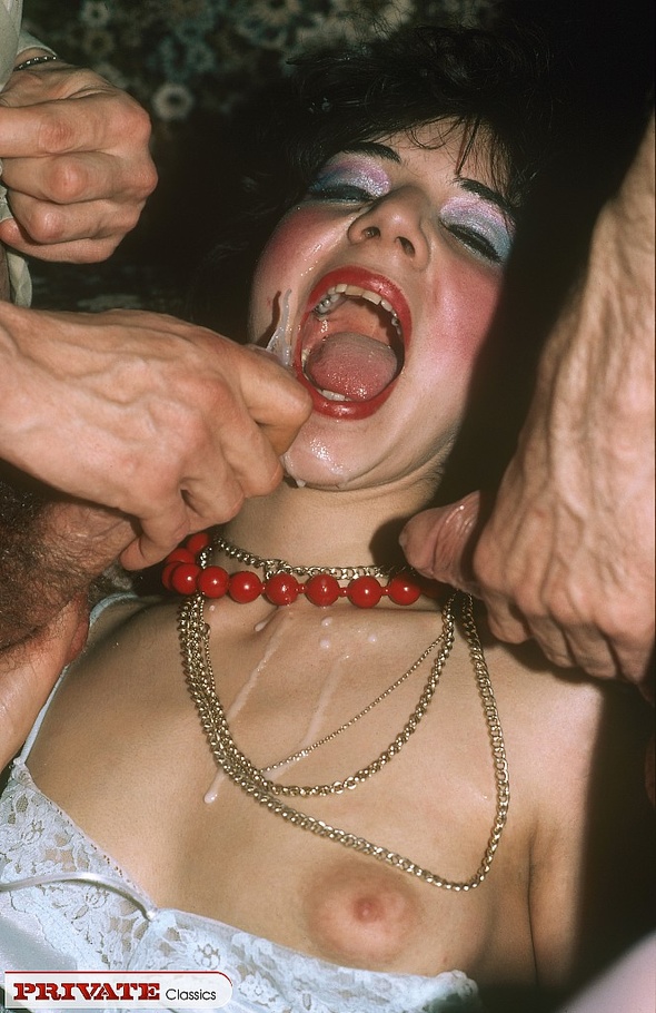 Steaming hot chick in blue lingerie, white  - XXX Dessert - Picture 14