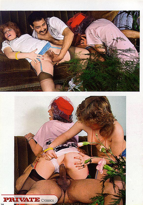 Mature lady in purple and black dress, blac - XXX Dessert - Picture 2