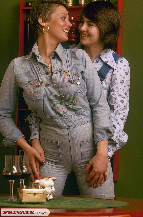 Indulging babe in gray shirt and jumper and - XXX Dessert - Picture 2